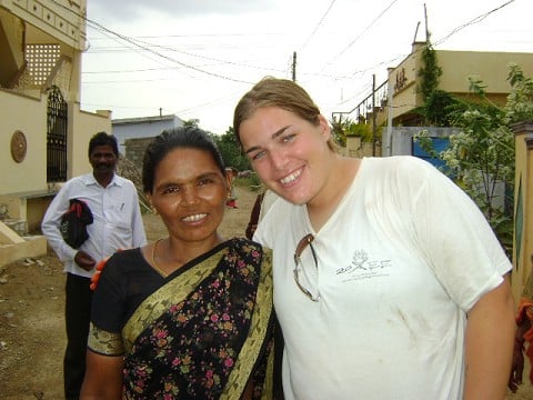 Taryn in India