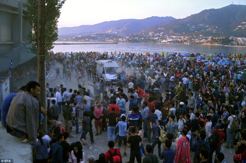 lesvos refugees