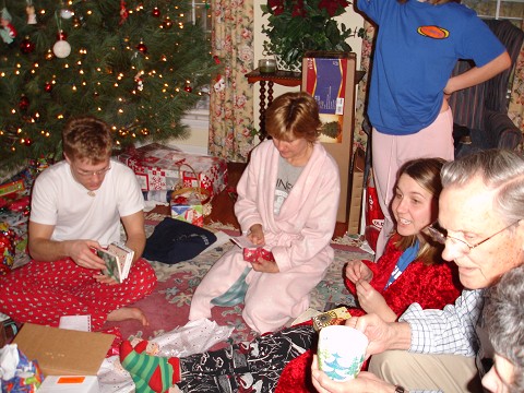 opening presents