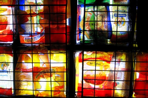 stain glass windows